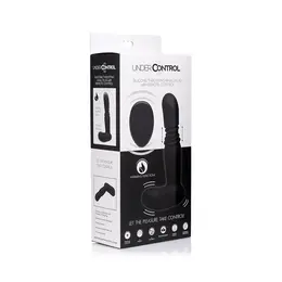 XR Brands Silicone Motion System Plug with Remote Control, Black