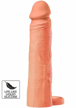INFERNO by HIDDEN DESIRE Liquid Silicone Extension Sleeve 20 cm with Ring