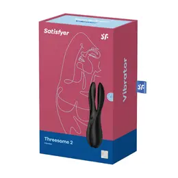 Rocks-Off Threesome 2 Multi-Arm Rechargeable Vibrator, Pink, Waterproof