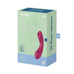 Satisfyer Curvy Trinity 1 Red Multi-Function Air Pulse Vibrator