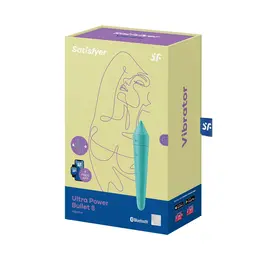 Satisfyer Ultra Power Bullet 8 Precision Tip Intimate Device Turquoise