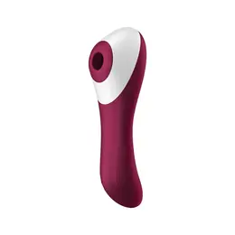 Satisfyer Dual Crush Air Pulse Vibrator - Double Motor, Waterproof, Pink