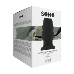 Shots No.51 Hollow Tunnel Plug Large - Multi-Ring, Open-Channel, 127 mm