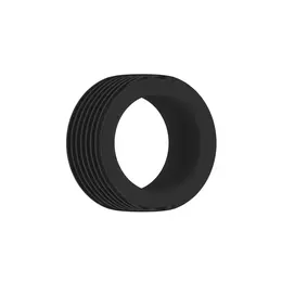 Shots No.42 Adjustable Intimate Ring TPE Black