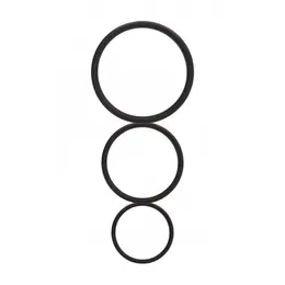 Screaming O Flat Ring Set - Anatomical Silicone Support, 3 Sizes