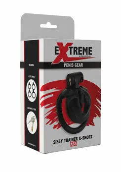 EXTREME by HIDDEN DESIRE Sissy Trainer X-Short Chastity System Pink