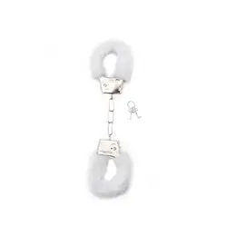 Ouch! Plush Furry Handcuffs Metal Adjustable Pink Locking System