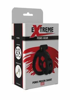EXTREME by HIDDEN DESIRE Penis Prison Short Cage ABS Black Adjustable