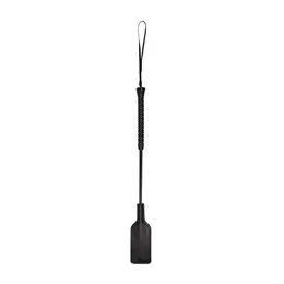 OUCH Short Rectangular Impact Crop with Imprint Handle Black