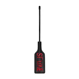 Ouch! Crop Short Handle Rectangular Imprint Black 32cm