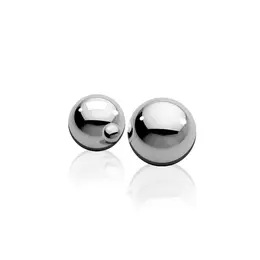 Shots Toys Ben Wa Training Balls Medium Weight Silver 24 mm