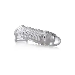 XR Brands Lover Enhancer Sleeve 2/4 cm Soft TPR Transparent Extension