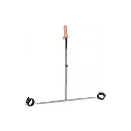 XR Brands Squat Adjustable Spreader Bar with Ankle Cuffs & Removable Attachment
