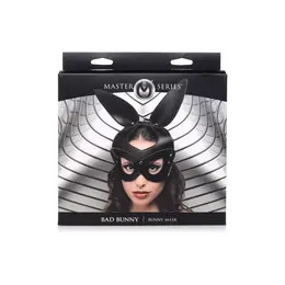 Bad Bunny Vegan Rabbit Mask with Adjustable Straps - Black, Unisex