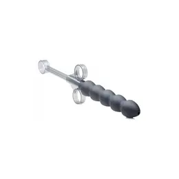 XR Brands Silicone Links XL Lubricant Applicator - 5-Loop, Black
