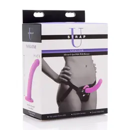 Navigator Silicone Curved Model with Adjustable Harness, Purple, 18 cm