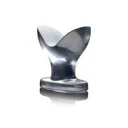 XR Brands Master Series Anchored Clear Expanding Plug 3.75