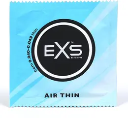 EXS Air Thin Ultra-Light Barrier 48-Pack - Anatomical Shape, Latex