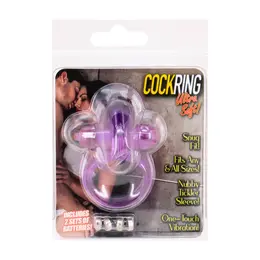 Ultra Soft Vibrating Jelly Rabbit Ring by ToyJoy - Flexible Silicone, Clear