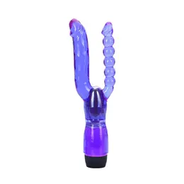 You2Toys Double Function Flexible Silicone Vibrator Pink 20 cm