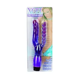 You2Toys Double Function Flexible Silicone Vibrator Pink 20 cm