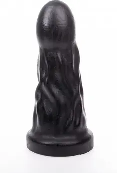 Hung System Castard Intimate Plug Black 22 cm x 7.6 cm Suction Base