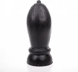 Hung System Rolling Intimate Plug 24cm Black Large Diameter 9.7cm