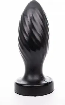 Hung System Bumfun Large Plug Black 23 cm - Suction Base Intimate Model