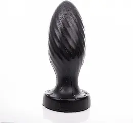 Hung System Bumfun Large Plug Black 23 cm - Suction Base Intimate Model