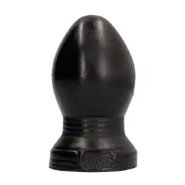 Prowler Black Comfort Plug - Soft Rubber, Wide Base, Medium Size