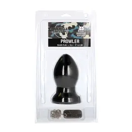 Prowler Black Comfort Plug - Soft Rubber, Wide Base, Medium Size