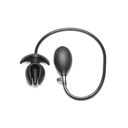 XR Brands Bad Buoy Inflatable Silicone Anchor Plug Black Large