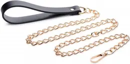 Master Series Chainline Premium Black-Gold Restraint Leash 90cm