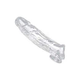 XR Brands Size Matters Clear Enhancement Sleeve & Ball Separator