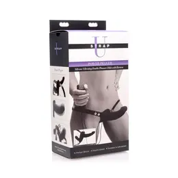 Supreme Pleasure Vibrating Double Silicone System with Adjustable Harness