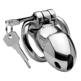 Rikers 24-7 Stainless Steel Secure Locking Chastity Cage - Compact Design