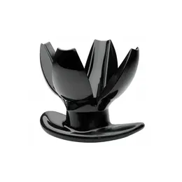 XR Brands Master Series Claw Expanding Anal Dilator - Flexible Plug, Black