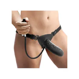 XR Brands Expander Adjustable Inflatable Intimate Harness Black