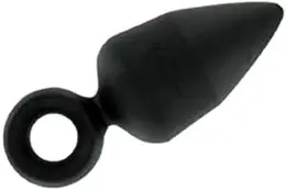 ManzzzToys Putin Black Large Silicone Plug 12cm Waterproof - Black