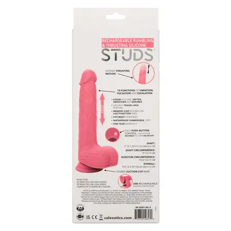 CalExotics Stud Rechargeable Rumbling & Thrusting Tester Device