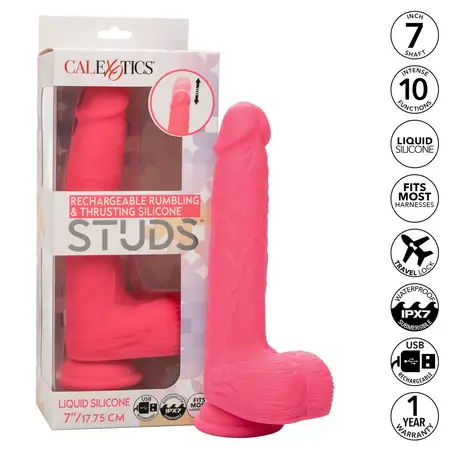 CalExotics Stud Rechargeable Rumbling & Thrusting Tester Device
