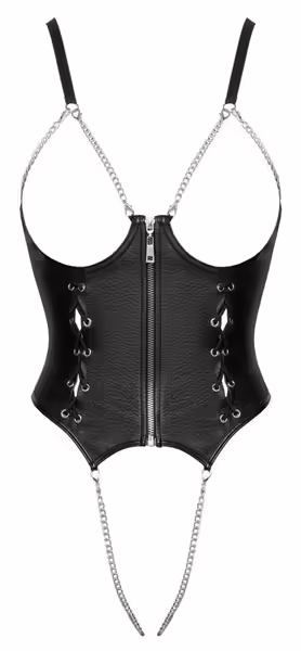 LINGERIE Body с екокор XL с декоративни вериги