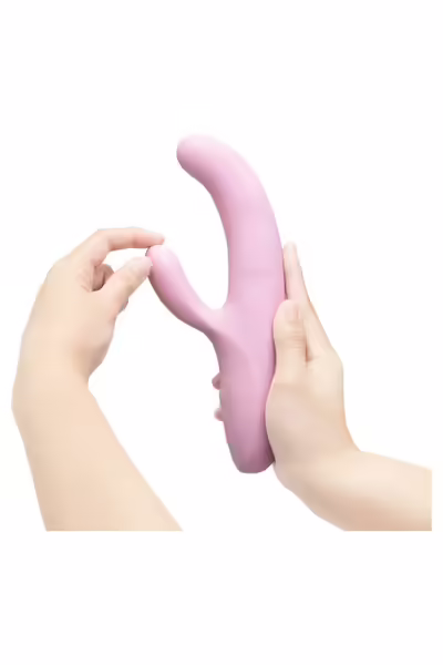 Hither Rocking Rabbit Vibrator двойна стимулация, IPX7, лилаво