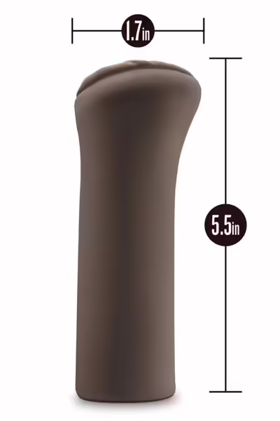 HOT CHOCOLATE NICOLES KITTY CHOCOLATE гъвкава интимна машина TPE 13,9 см