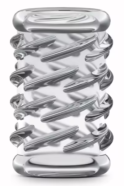 STAY HARD Sleeve 06 Transparent гъвкава интимно покритие 3,9 см