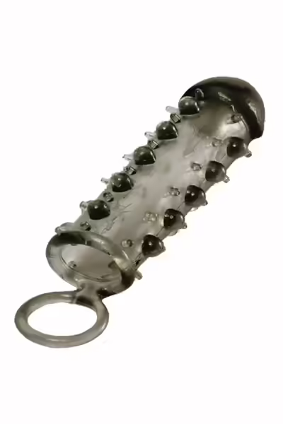 SAMURAI Penis Sleeve Black еластични черни интимни ръкави