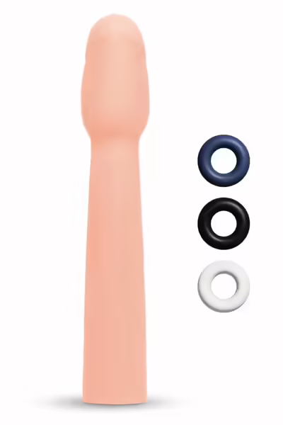 Extra Realistic Extender Flesh 18 см гъвкаво покритие на TPE