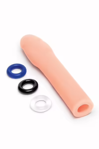Extra Realistic Extender Flesh 18 см гъвкаво покритие на TPE