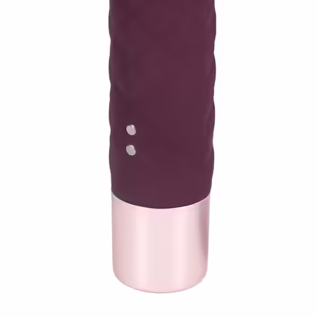 Mini Rabbit Vibrator Burgundy компактен силиконов масажор, водоустойчив