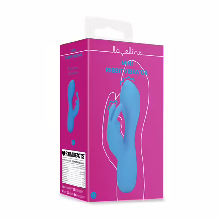 Loveline Mini Rabbit Vibrator Azure Desire компактен силиконов модел